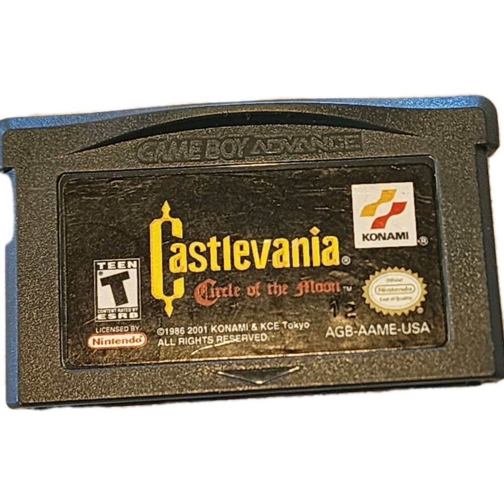 Castlevania: Circle of the Moon (Game Boy Advance) Authentic Tested Working.